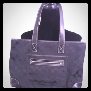 Black signature Coach bag
